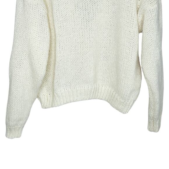 Strawberry Fields Granny Knit Crochet Oversized‎ Cardigan Sweater Womens M/L - Picture 8 of 11